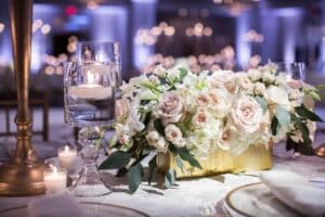 Photo by Anna Siracusa: https://www.pexels.com/photo/white-and-pink-rose-flowers-2563495/ - memorable event decor flowers
